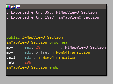 NtMapViewOfSection (CHPE) (ARM64)